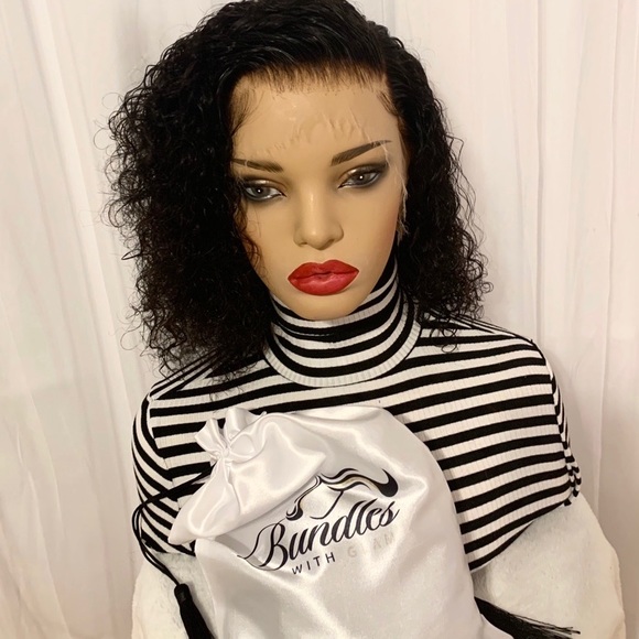 Beautiful Virgin Brazilian Lace Frontal Wig main image 4